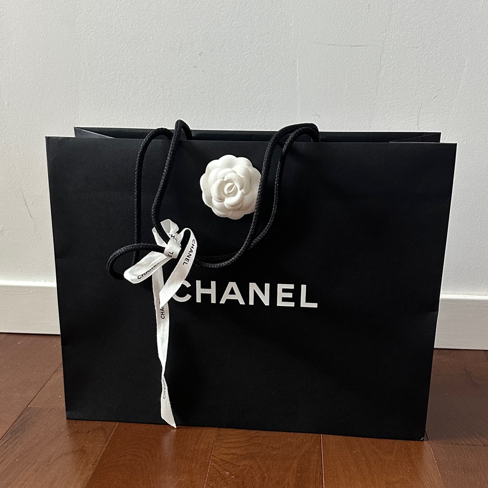 Chanel Black Paper Bag 17